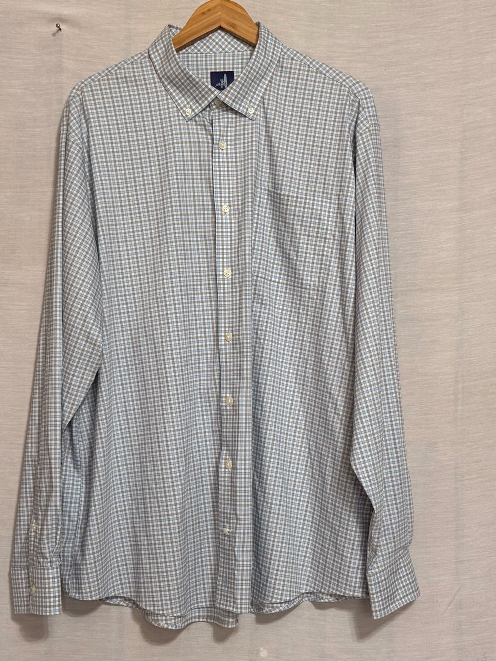 johnnie-O Prep-Formance Check Button Down Shirt XXL